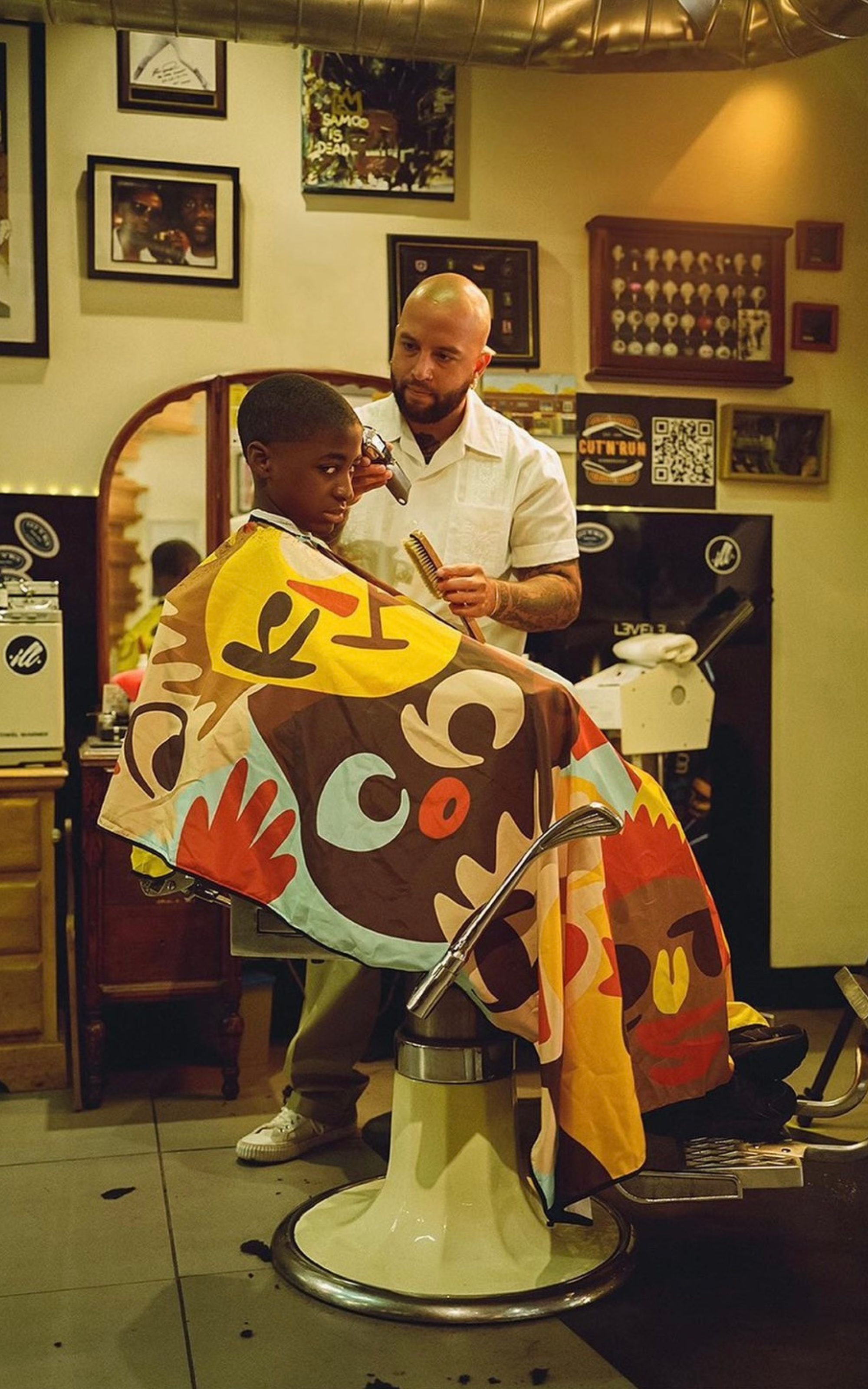 Designer Style Barber Capes