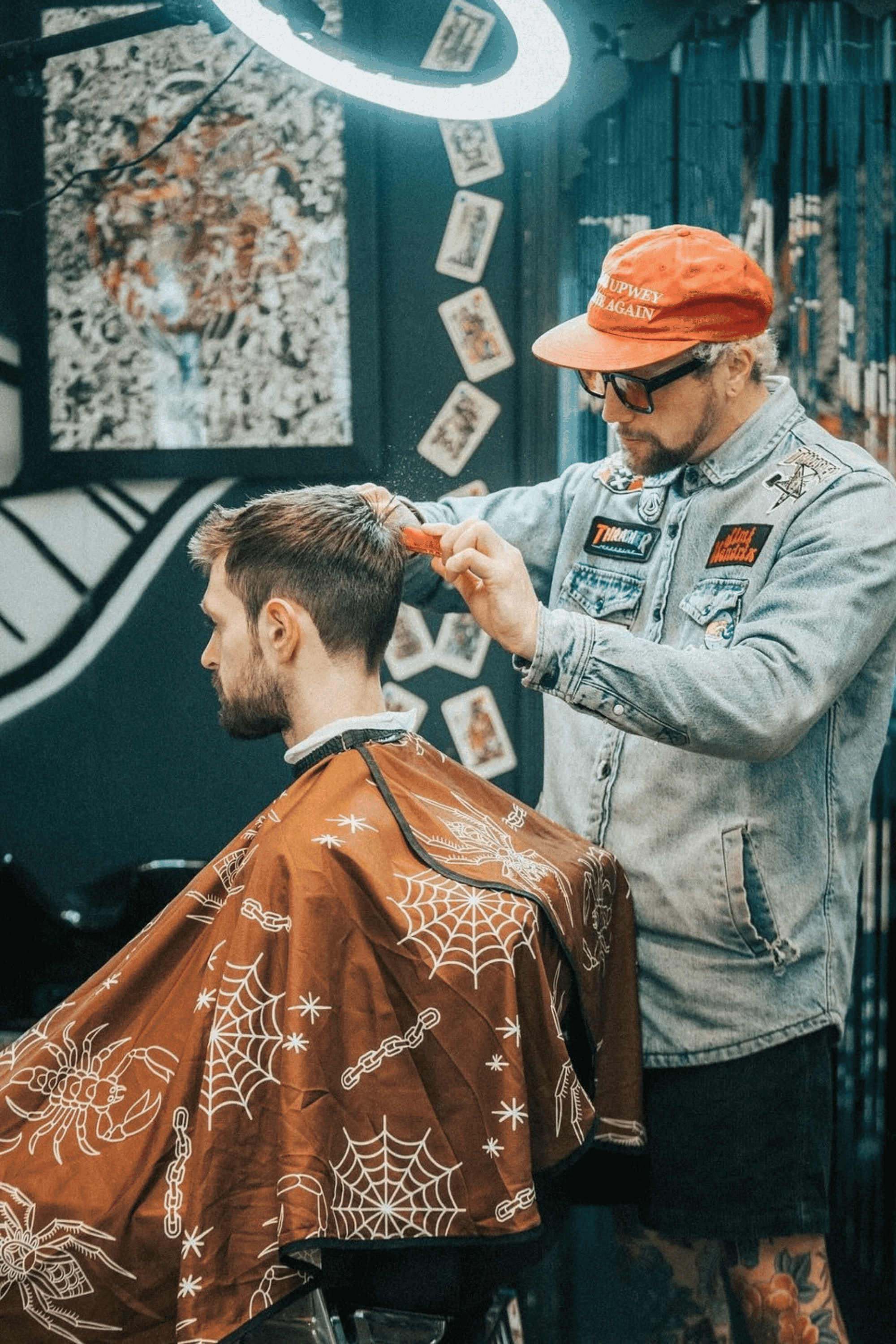 Outback Barber Roma Outback Barber Cape from High Top Capes – High Top Capes LTD